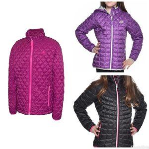 Snozu Girls' Glacier Shield® Quilted Jacket-Dark Berry
